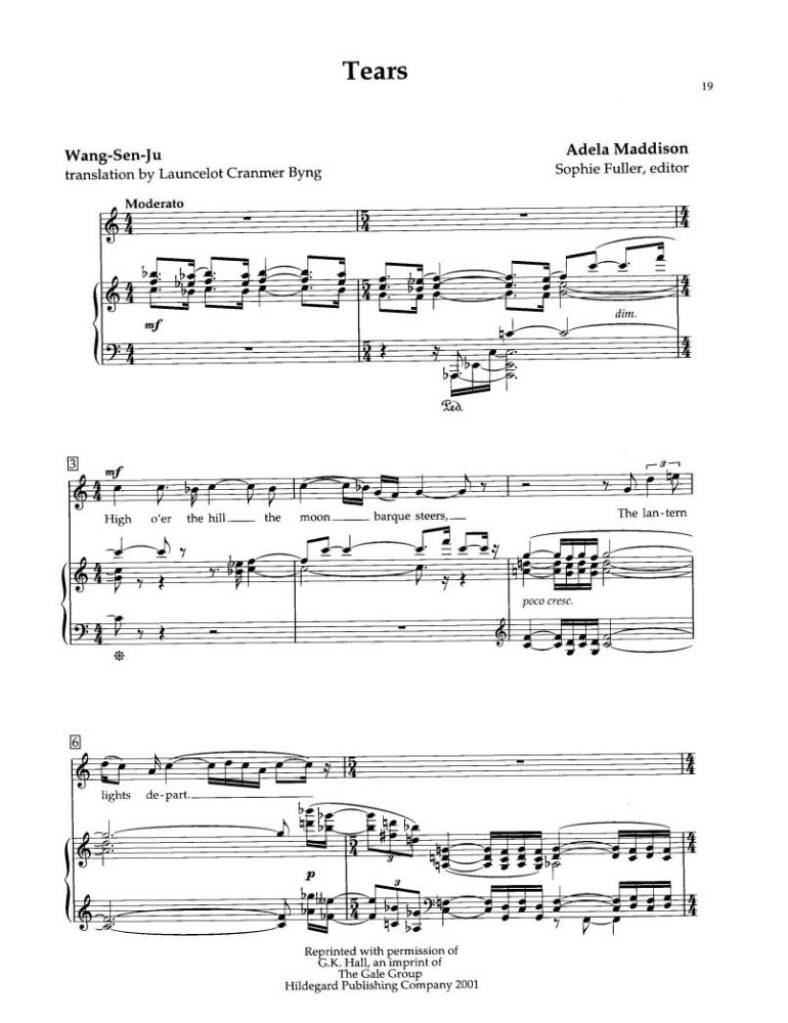 Nineteenth Century English Art Songs